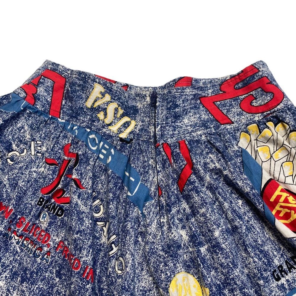 Idaho Potatoes Pop Art French Fries Skater Circle Skirt Quirky Unique - Picture 4 of 15